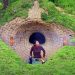 Girl Live Off Grid, I Built Deep Hole Underground House to Stay in the Wild
